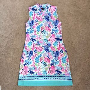 Barbara Erickson Pineapple Print Tunic Dress